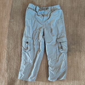 Wonderkids Light Khaki Cargo Pants with Side Pockets